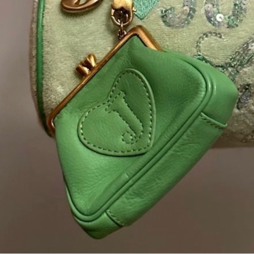 GREEN juicy couture coin pouch ISO